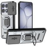 For Xiaomi Redmi K70 Ultra Case PC+TPU Kickstand Phone Protector with Lens Cover