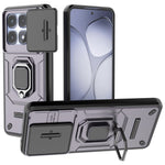 For Xiaomi Redmi K70 Ultra Case PC+TPU Kickstand Phone Protector with Lens Cover