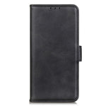 For Samsung Galaxy M35 5G Case Stand Cowhide Texture PU Leather Phone Cover