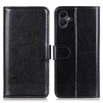 Til Samsung Galaxy A06 4G Etui Crazy Horse Tekstur PU-læder Telefonstativ Cover