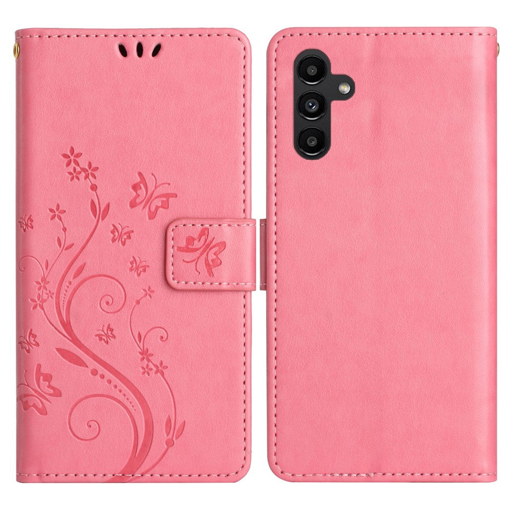 For Samsung Galaxy A16 5G / A16 4G Case PU Leather Phone Wallet Cover with Strap
