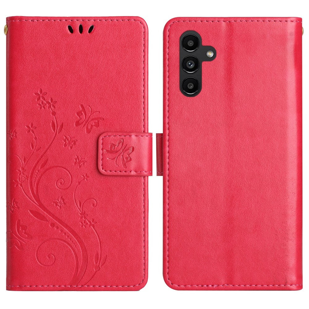 For Samsung Galaxy A16 5G / A16 4G Case PU Leather Phone Wallet Cover with Strap