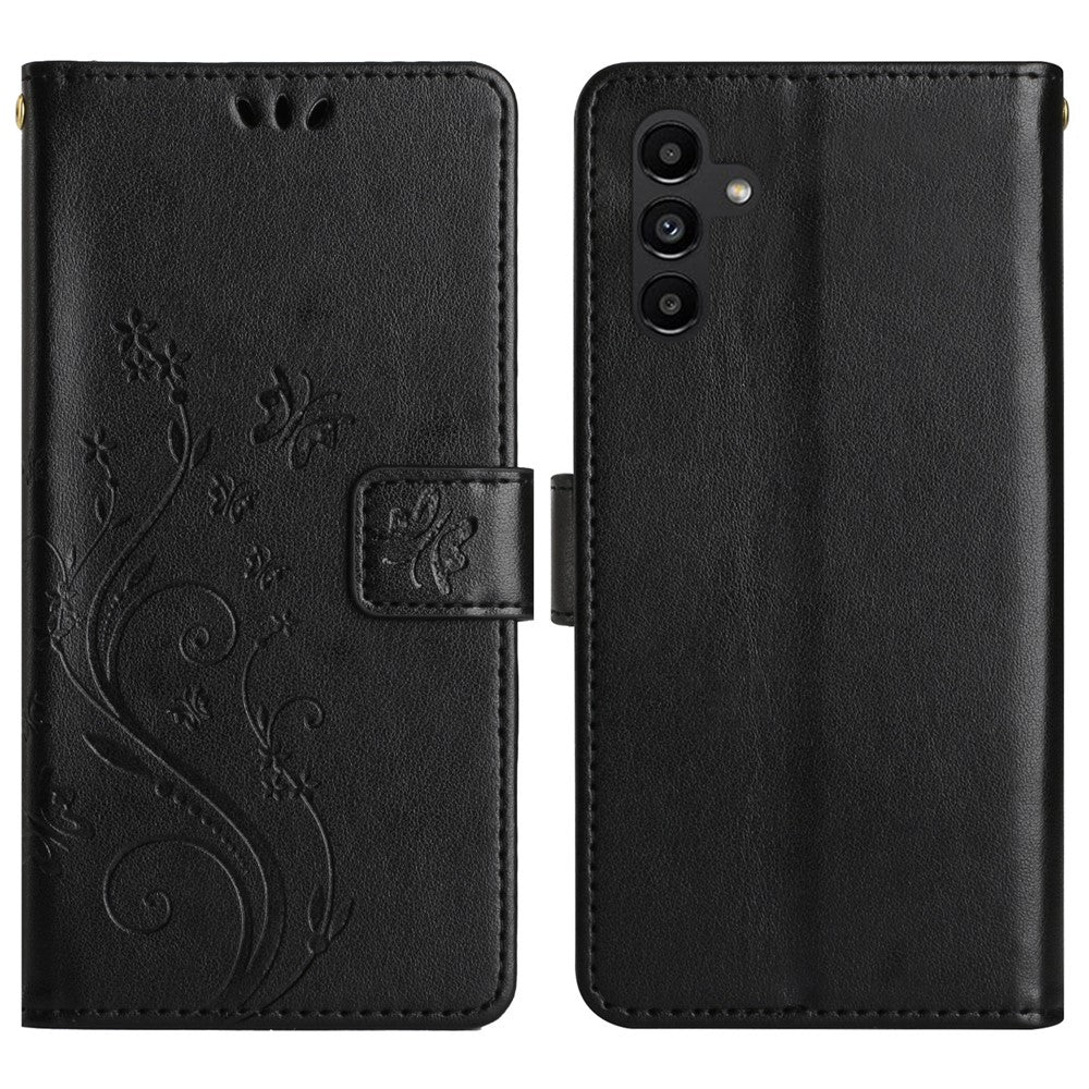 For Samsung Galaxy A16 5G / A16 4G Case PU Leather Phone Wallet Cover with Strap