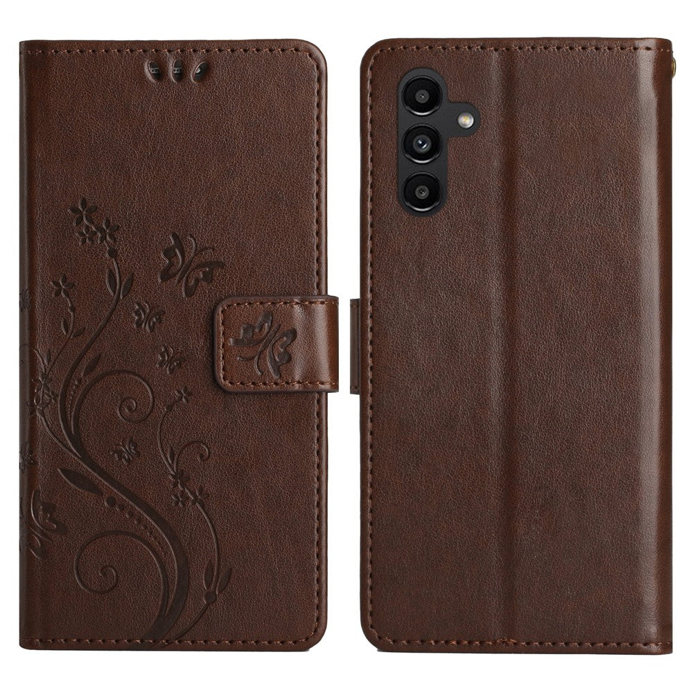 For Samsung Galaxy A16 5G / A16 4G Case PU Leather Phone Wallet Cover with Strap
