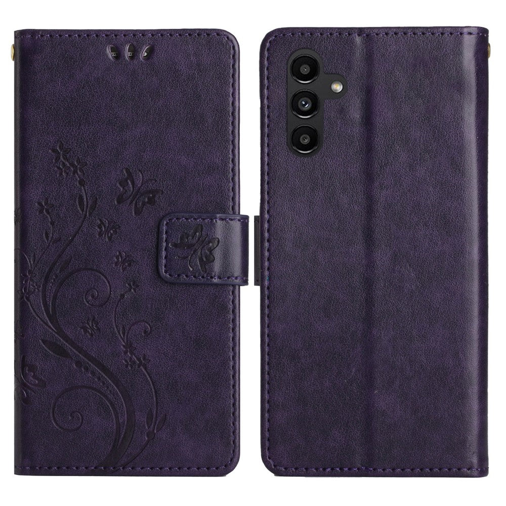 For Samsung Galaxy A16 5G / A16 4G Case PU Leather Phone Wallet Cover with Strap