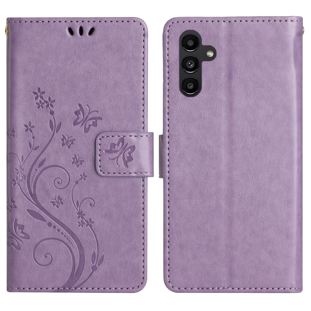 For Samsung Galaxy A16 5G / A16 4G Case PU Leather Phone Wallet Cover with Strap