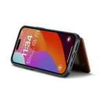 For iPhone 16 Pro Phone Case CASEME C22 Leather Back Cover with RFID Blocking Card Slots