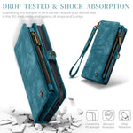 For iPhone 16 Pro Max Phone Cases CASEME 008 Leather Cover with Detachable Wallet and Strap