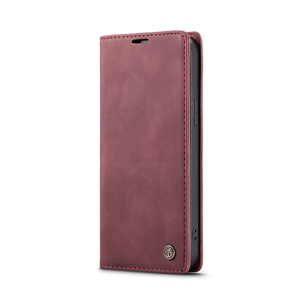 CASEME 013 Series For iPhone 16 Pro Max Case Card Holder Stand Leather Phone Cover