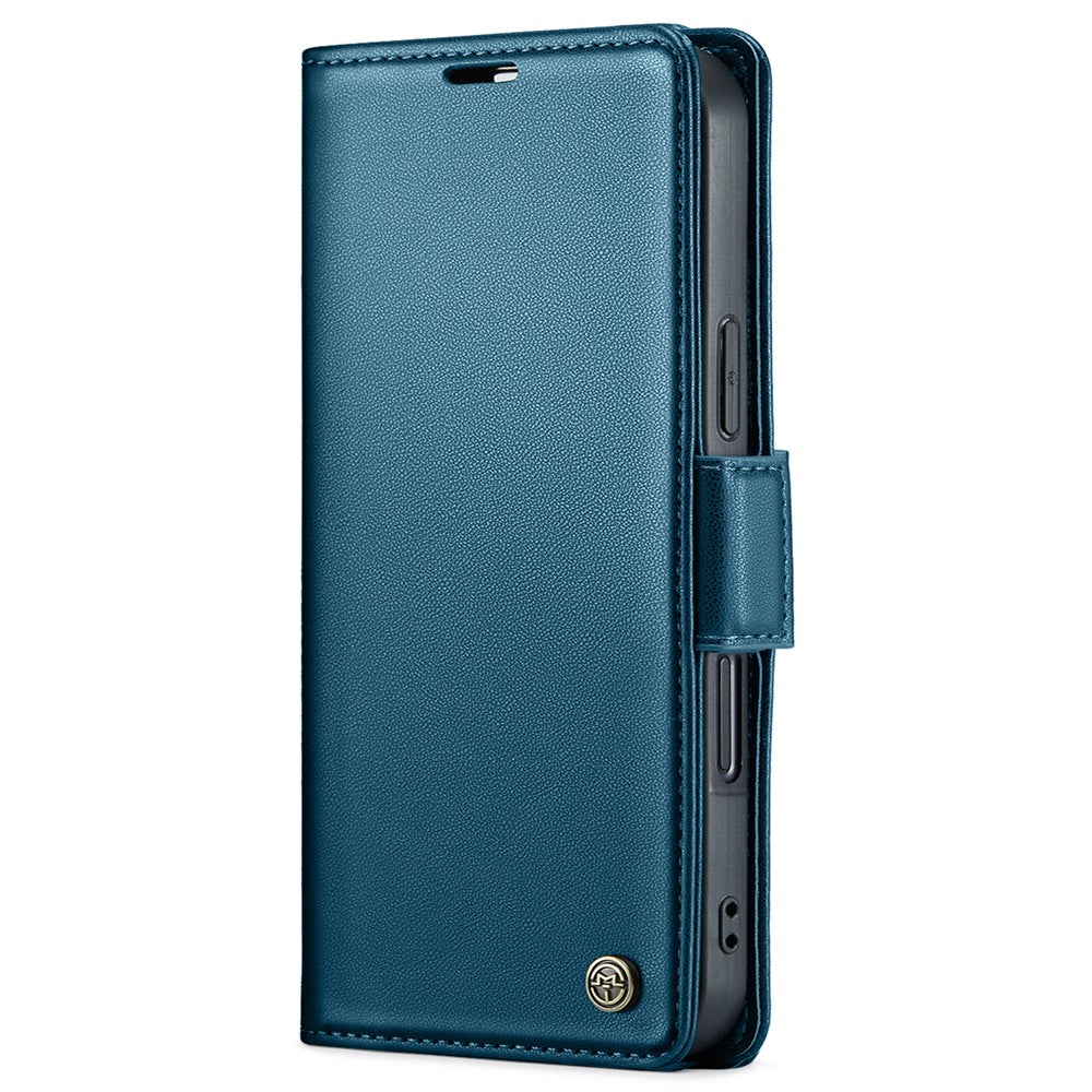 For iPhone 16 Pro Leather Case CASEME 023 RFID Blocking 3 Card Slot Mobile Cover