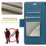 For iPhone 16 Pro Leather Case CASEME 023 RFID Blocking 3 Card Slot Mobile Cover