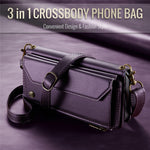 For iPhone 16 Pro Max Leather Case CASEME C36 Zipper Multiple Card Slots Phone Cover with Straps