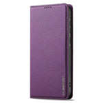 LC.IMEEKE L1 Series for Samsung Galaxy S24 FE Case PU Leather Wallet Stand Protective Phone Cover