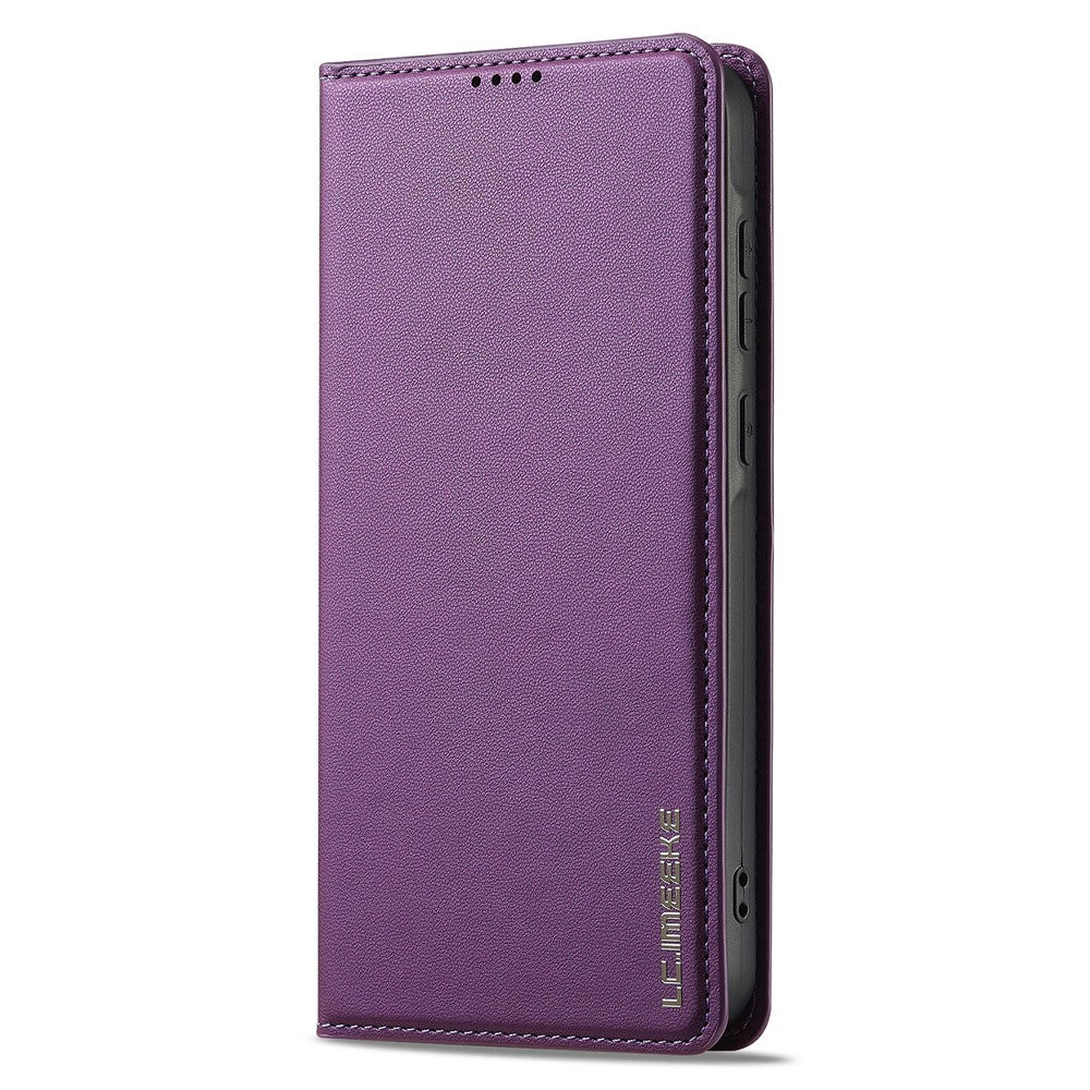 LC.IMEEKE L1 Series for Samsung Galaxy S24 FE Case PU Leather Wallet Stand Protective Phone Cover