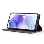 LC.IMEEKE L1-serien til Samsung Galaxy S24 FE-cover i PU-læder, tegnebogsetui, beskyttende mobilcover