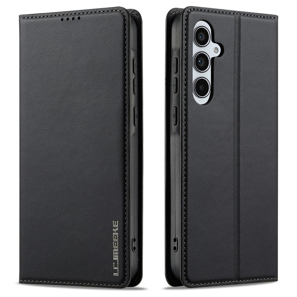 LC.IMEEKE L1-serien til Samsung Galaxy S24 FE-cover i PU-læder, tegnebogsetui, beskyttende mobilcover