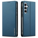 LC.IMEEKE L1 Series for Samsung Galaxy S24 FE Case PU Leather Wallet Stand Protective Phone Cover