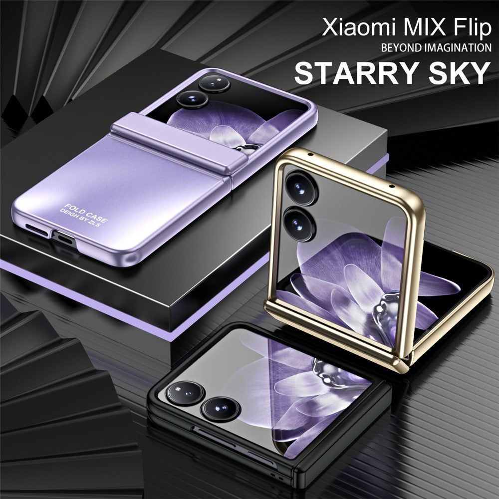 Xiaomi Mix Flip 5G-skal Galvaniserat hårt PC-skyddande mobilskal