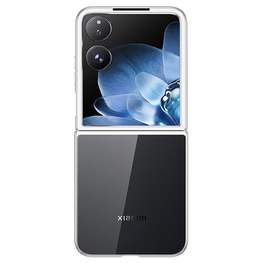Till Xiaomi Mix Flip 5G Fodral Galvanisering Transparent PC Mobilskal