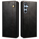 Til Samsung Galaxy A16 5G / A16 4G Etui Crazy Horse-tekstur Vokset Læderpung Stativ Cover