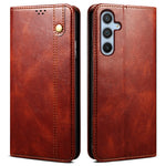 Til Samsung Galaxy A16 5G / A16 4G Etui Crazy Horse-tekstur Vokset Læderpung Stativ Cover