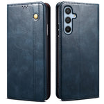 Til Samsung Galaxy A16 5G / A16 4G Etui Crazy Horse-tekstur Vokset Læderpung Stativ Cover