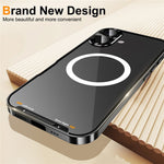 Til iPhone 16 cover kompatibel med MagSafe, metalramme, mat telefoncover