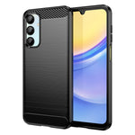 Til Samsung Galaxy A16 5G / A16 4G Cover Kulstofiber Tekstur TPU Børstet Telefoncover
