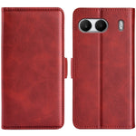OnePlus Nord 4 Stativfodral Kalvstruktur Läder Plånboksfodral
