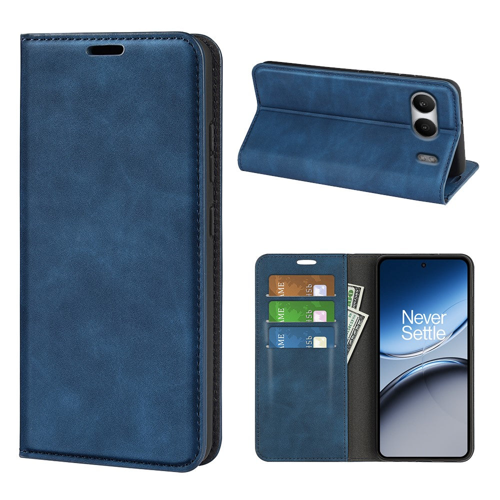 For OnePlus Nord 4 Case Skin-Touch Leather Wallet Phone Cover