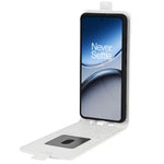 OnePlus Nord 4-skal med kortplatser, vertikalt fällbart läderfodral