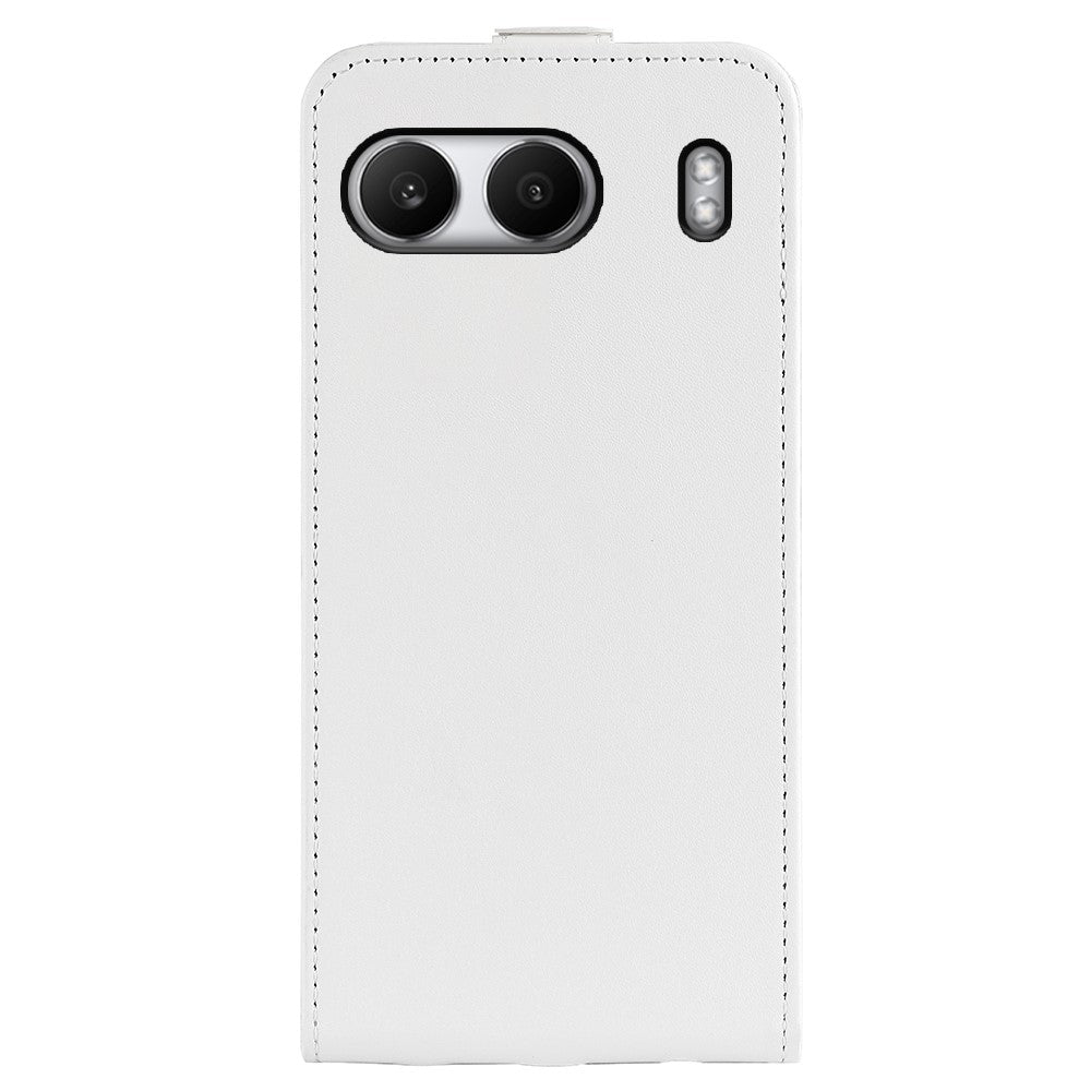 OnePlus Nord 4-skal med kortplatser, vertikalt fällbart läderfodral