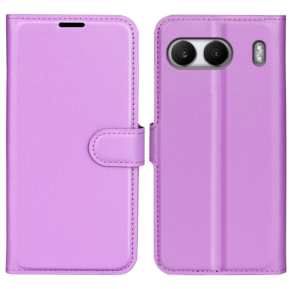 For OnePlus Nord 4 Case Litchi Texture Shockproof Leather Wallet Phone Cover