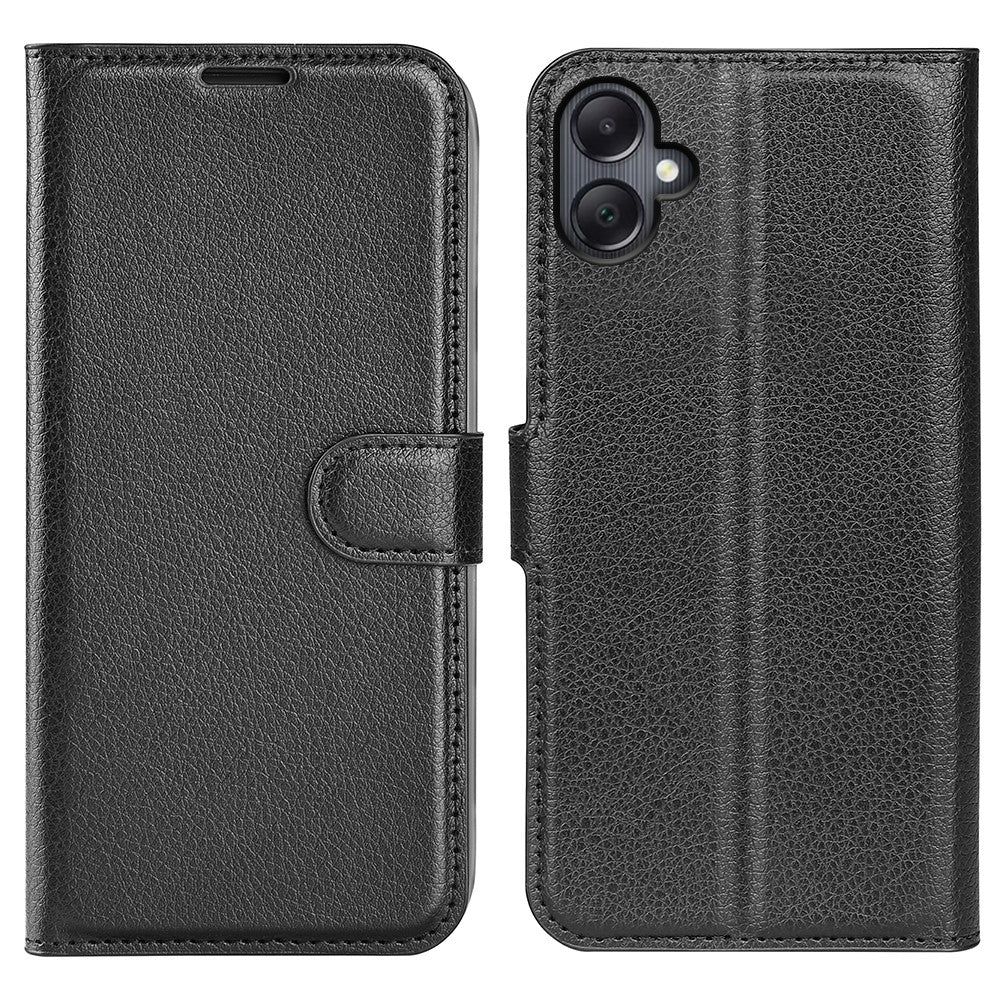 For Samsung Galaxy A06 4G Case Litchi Texture Shockproof Leather Wallet Phone Cover