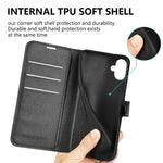For Samsung Galaxy A06 4G Case Litchi Texture Shockproof Leather Wallet Phone Cover