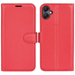 For Samsung Galaxy A06 4G Case Litchi Texture Shockproof Leather Wallet Phone Cover