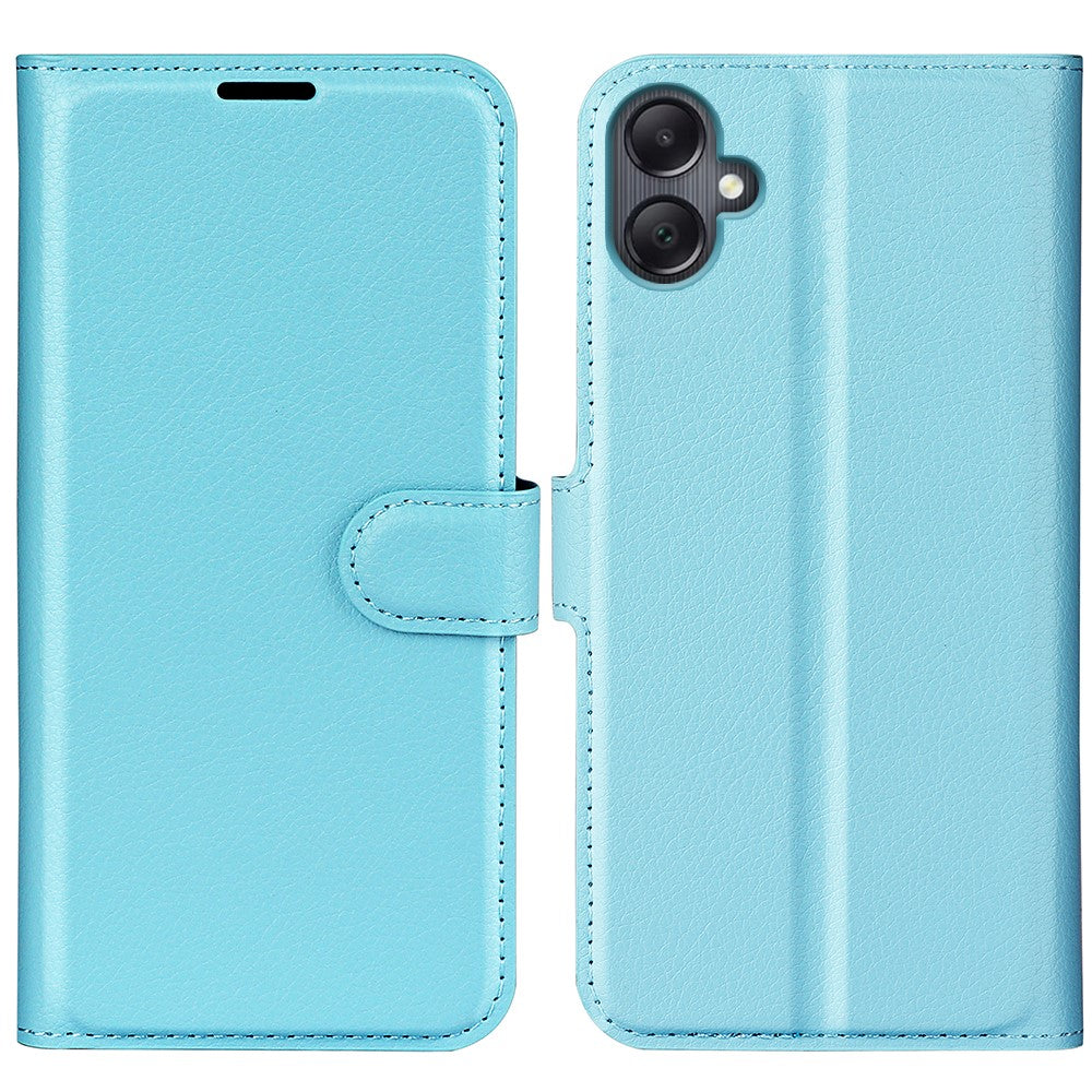 For Samsung Galaxy A06 4G Case Litchi Texture Shockproof Leather Wallet Phone Cover