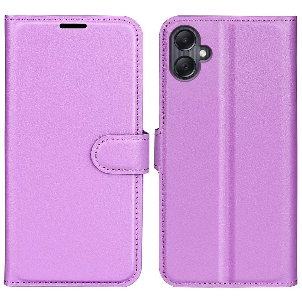 For Samsung Galaxy A06 4G Case Litchi Texture Shockproof Leather Wallet Phone Cover