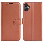 For Samsung Galaxy A06 4G Case Litchi Texture Shockproof Leather Wallet Phone Cover