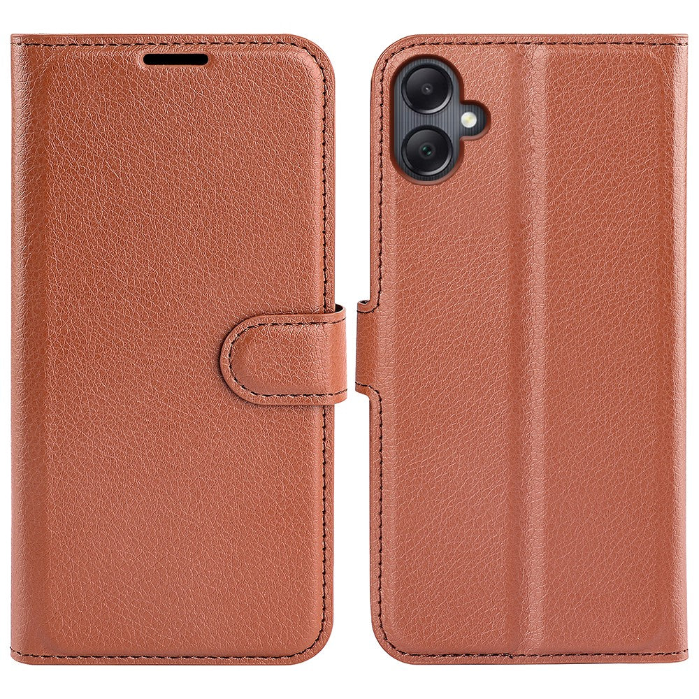 For Samsung Galaxy A06 4G Case Litchi Texture Shockproof Leather Wallet Phone Cover