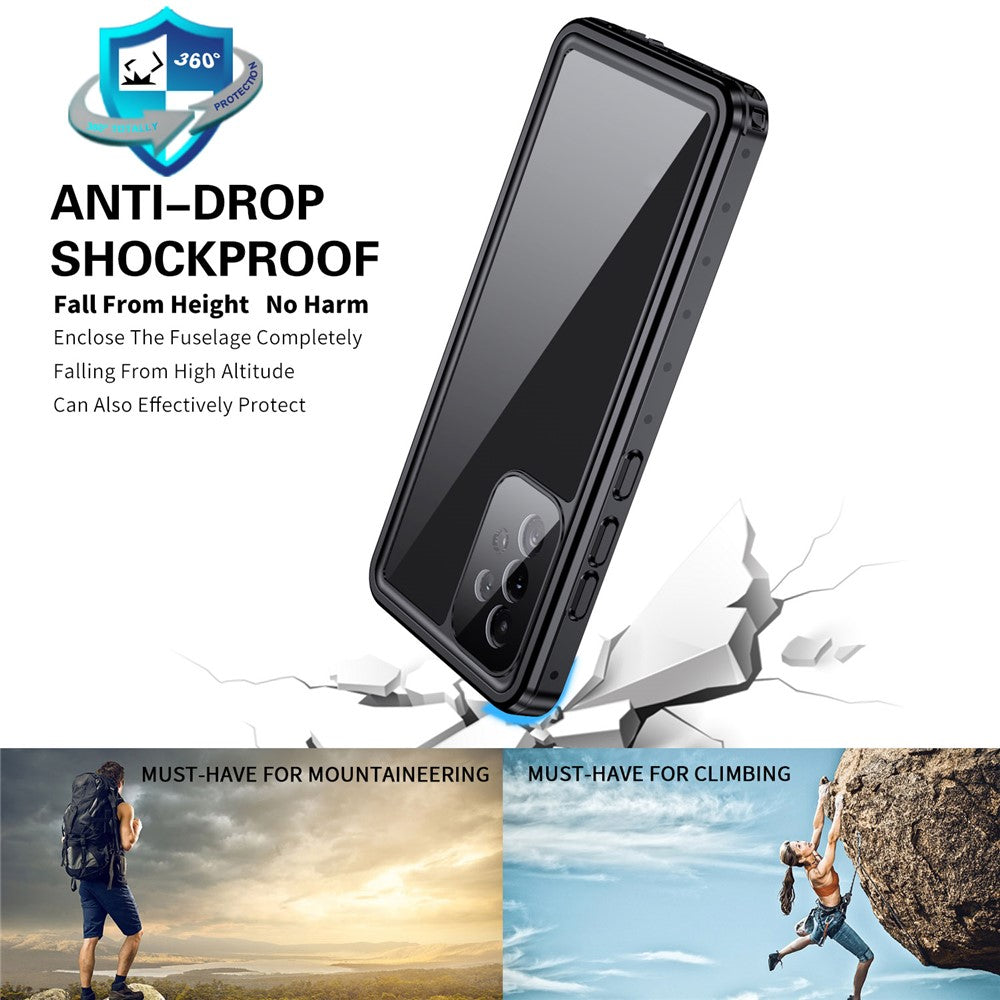 REDPEPPER Til Samsung Galaxy A52s 5G / A52 5G / A52 4G Cover IP68 Vandtæt PC+TPU Telefoncover