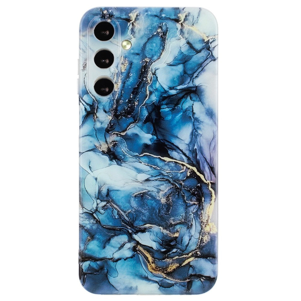 For Samsung Galaxy A16 5G / A16 4G Cover Fleksibelt TPU Marmormønster Telefoncover