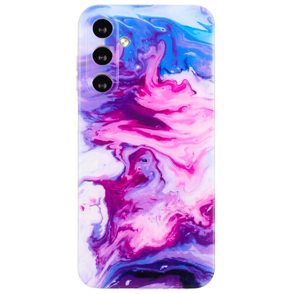 For Samsung Galaxy A16 5G / A16 4G Cover Fleksibelt TPU Marmormønster Telefoncover