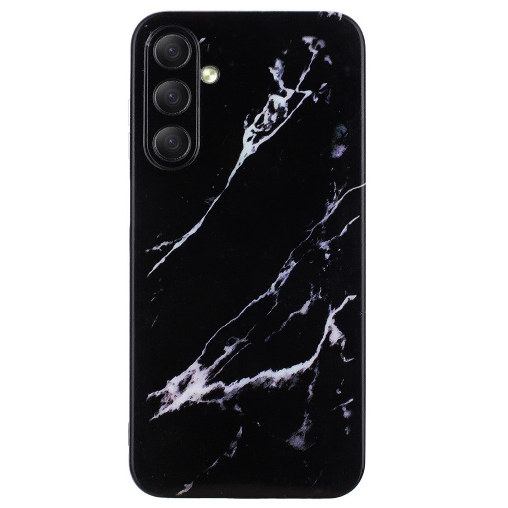 For Samsung Galaxy A16 5G / A16 4G Cover Fleksibelt TPU Marmormønster Telefoncover