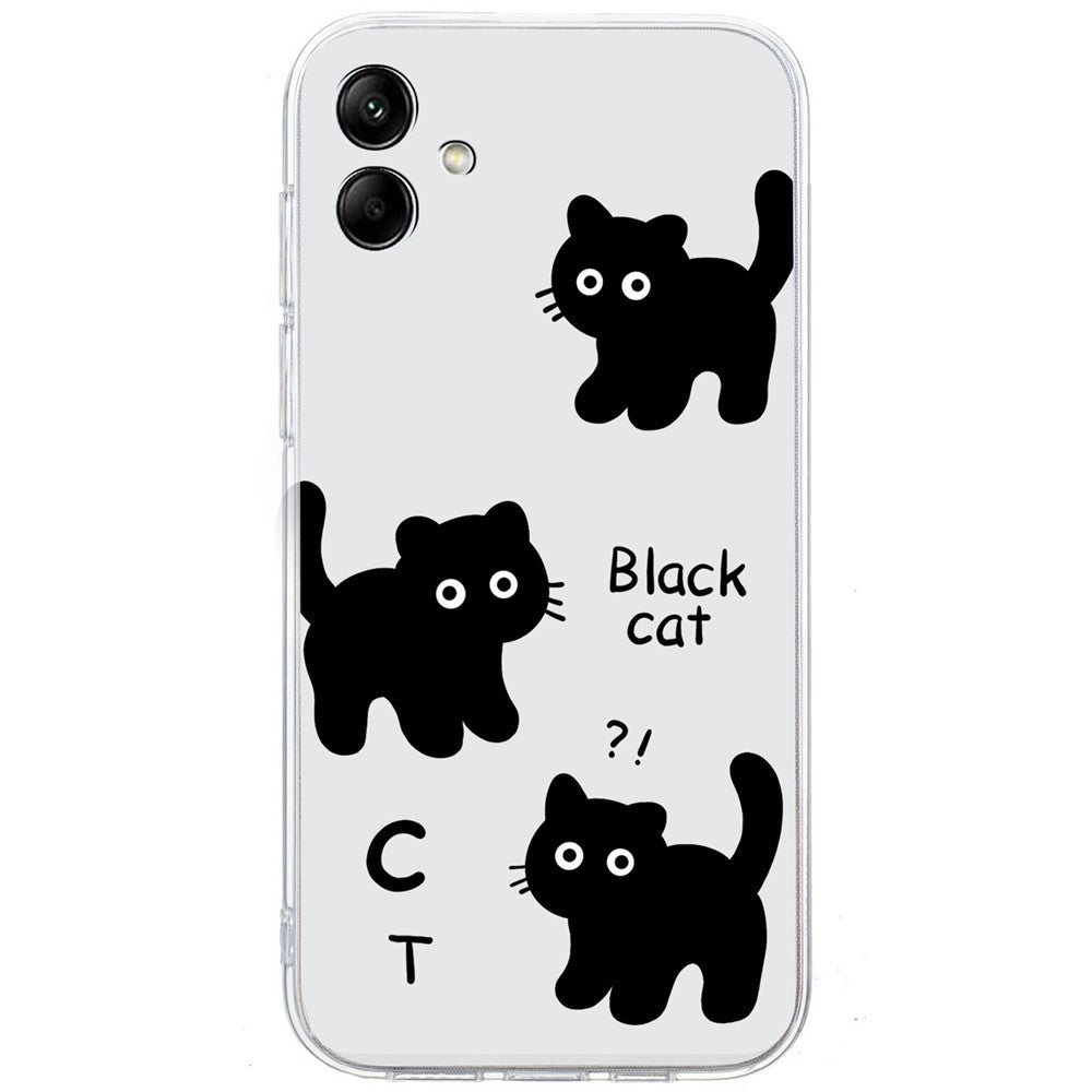 For Samsung Galaxy A06 4G Case Pattern Printing Soft TPU Back Phone Cover