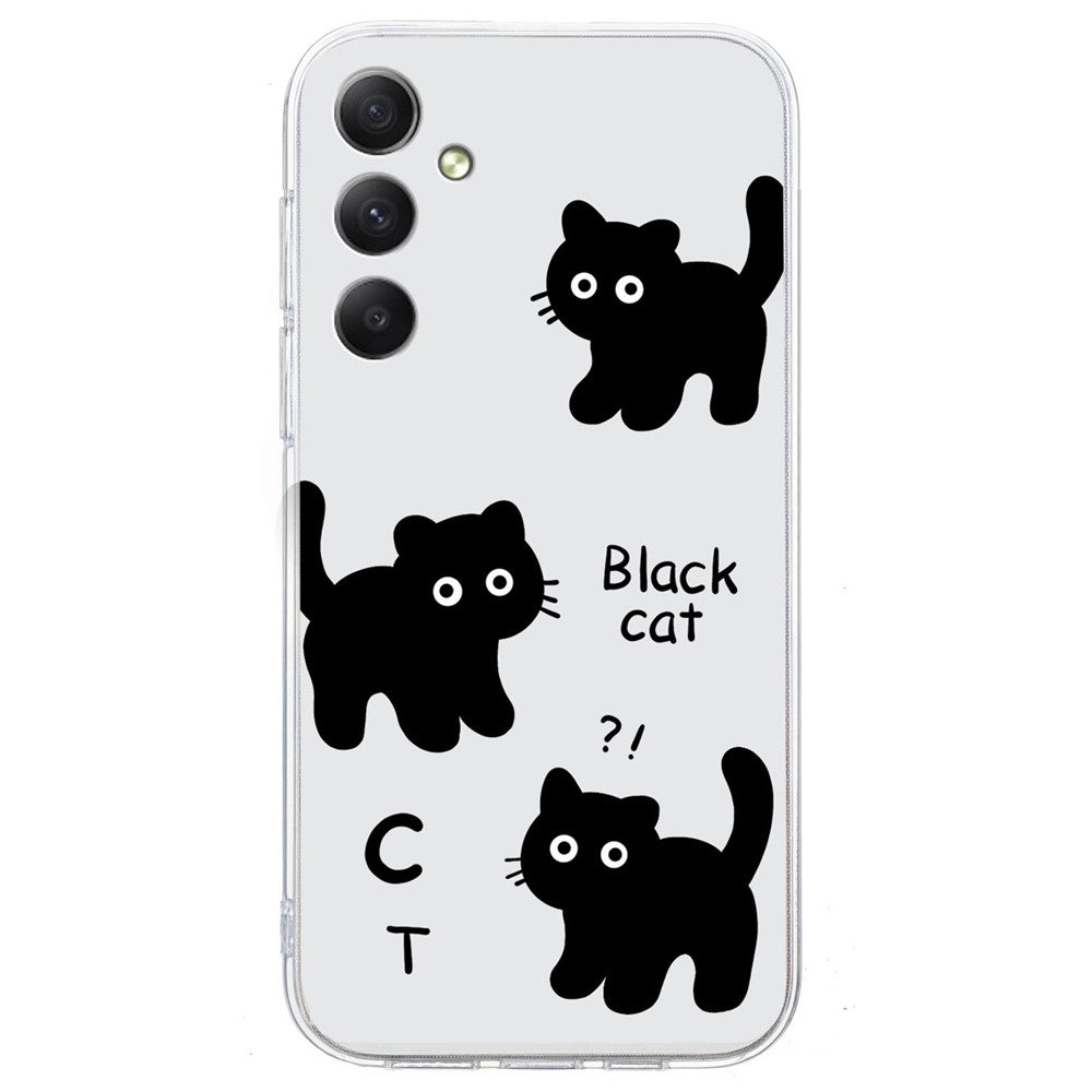 Til Samsung Galaxy A16 5G / A16 4G Cover Mønstertryk Blødt TPU Bagside Telefoncover