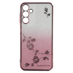 KADEM til Samsung Galaxy A16 5G / A16 4G 5G Etui Ring Kickstand TPU Blomster Telefoncover Gradient Glitter
