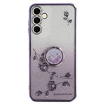 KADEM til Samsung Galaxy A16 5G / A16 4G 5G Etui Ring Kickstand TPU Blomster Telefoncover Gradient Glitter