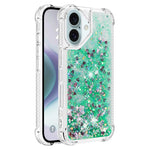 For iPhone 16 TPU Case Glitter Quicksand Shockproof Phone Back Cover