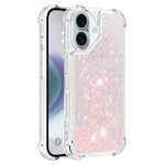 For iPhone 16 TPU Case Glitter Quicksand Shockproof Phone Back Cover